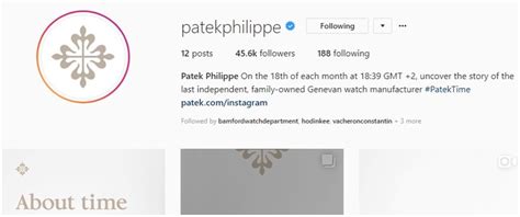 Patek Philippe Finally On Instagram But They Are .